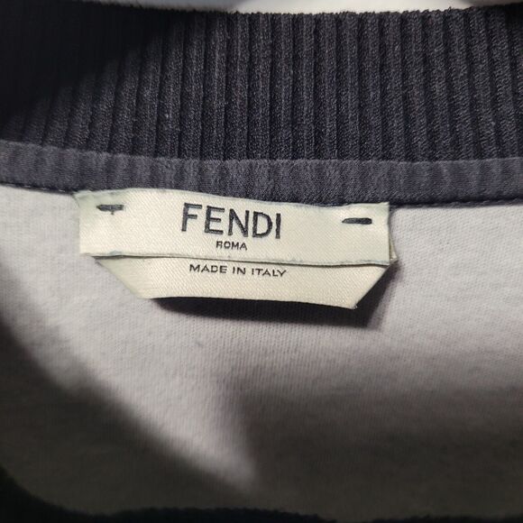 FENDI Karlito Sweatshirt Sweater Karl Lover Gold LTD Ed Fur Sz S 42 6 7 8 $1800 - Picture 3 of 14